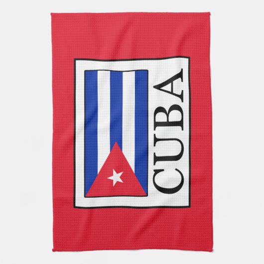 Kuba Geschirrtuch (Vertikal)