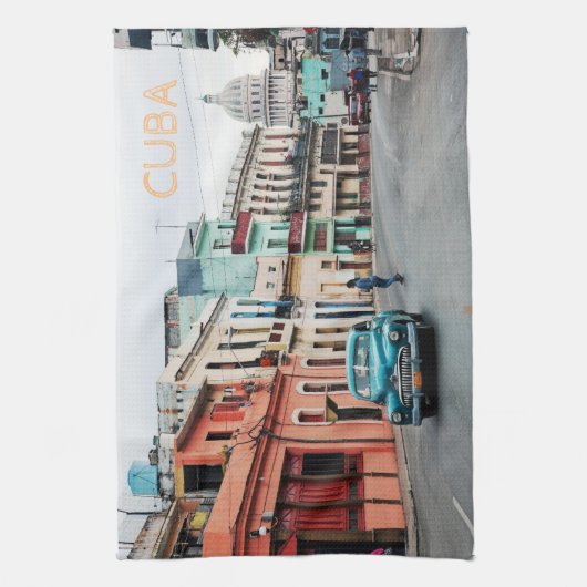 Kuba Geschirrtuch (Vertikal)