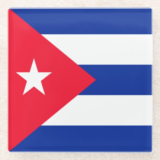 Kuba Glasuntersetzer (Vorderseite)