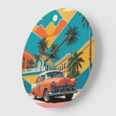 Kuba Große Wanduhr (Winkel)