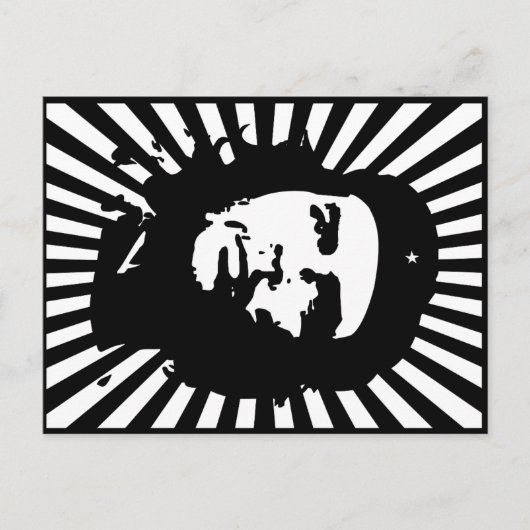 Kuba Guerilla Iconic Vintage Tourismus hinzufügen Postkarte (Vorderseite)