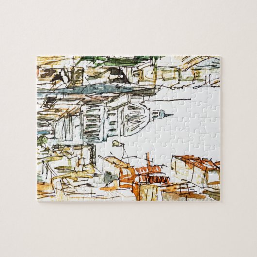 Kuba Havana mit Hauptstadt Puzzle (Horizontal)