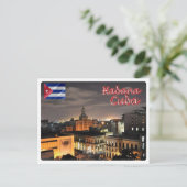 Kuba - Havanna by Night - Postkarte (Stehend Vorderseite)