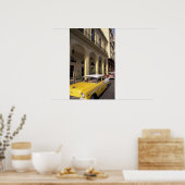 Kuba, Havanna. Colorful Chevy's aus den 1950er Jah Poster (Küche)