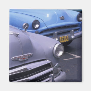 Kuba, Havanna. Klassische Autos aus den 1950er Jah Magnet