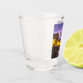 Kuba Havanna Shoreline Stadtlampen nachts Schnapsglas (Links)