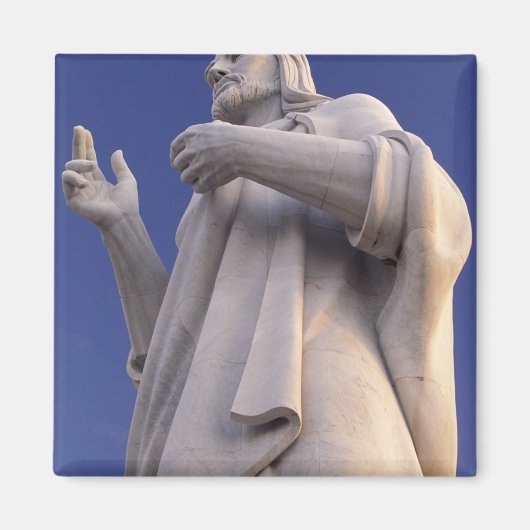 Kuba, Havanna, Skulptur Jesu. Magnet (Vorne)