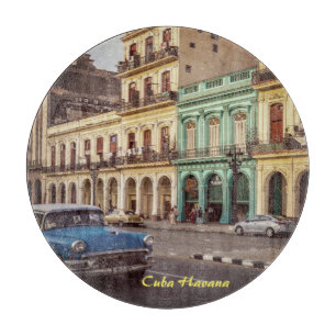 Kuba Havanna Vintag Classic Car City Schneidebrett