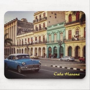 Kuba Havanna Vintage Klassiker Stadtbild Mousepad
