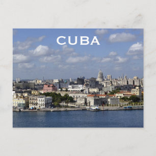 Kuba Havanna Vintage Reise Tourismus Hinzufügen Postkarte