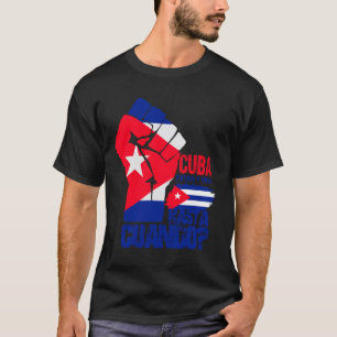 Kuba Heimat Und Leben Kubanische Flagge Heimat Kub T-Shirt