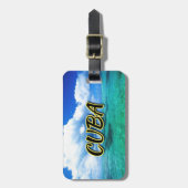 Kuba-Himmel Gepäckanhänger (Vorderseite vertikal)