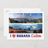 Kuba - I Liebe Havanna - Postkarte (Vorne/Hinten)