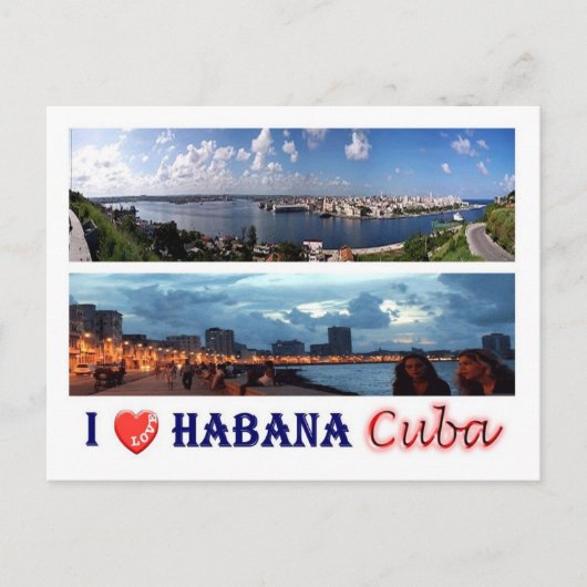 Kuba - I Liebe Havanna - Postkarte (Vorderseite)