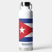 Kuba-individuelle Name Trinkflasche (Vorderseite)