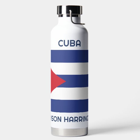 Kuba-individuelle Name Trinkflasche (links)