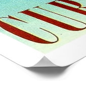 Kuba, Isle, Bikini-Mädel in großen gelben Hut, Vin Poster (Ecke)