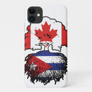 Kuba - kanadisches Tree-Roots-Flag für Kanada Case-Mate iPhone Hülle