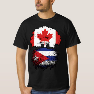 Kuba - kanadisches Tree-Roots-Flag für Kanada T-Shirt