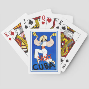 Kuba Karibik Vintage Reise Spielkarten