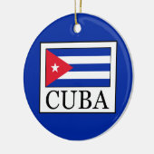Kuba Keramik Ornament (Links)