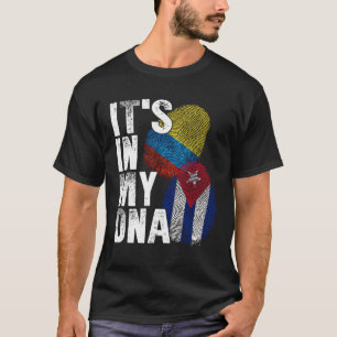 Kuba Kolumbien Es Ist In Meiner DNA Kolumbianische T-Shirt