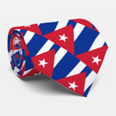 Kuba-Krawatte, Mode-kubanische Flagge, Wirtschaft Krawatte (Gerollt)
