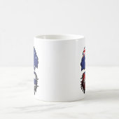 Kuba Kuba Australische Tree Roots Flag Kaffeetasse (Mittel)