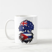 Kuba Kuba Australische Tree Roots Flag Kaffeetasse (Links)
