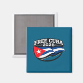 Kuba Kuba Libre Monroe-Doktrin Design Magnet (Vorderseite/Rückseite)