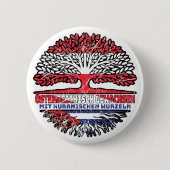 Kuba Kubanisch Österreichisch Baum Button (Vorderseite)