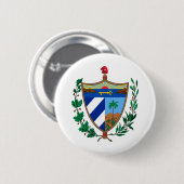 Kuba Landeswappen Symbol Emblem Flagge Button (Vorne & Hinten)