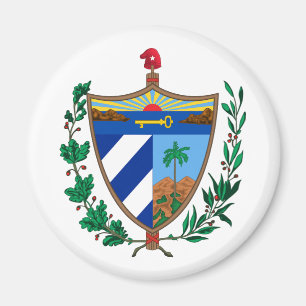 Kuba Landeswappen Symbol Emblem Flagge Magnet