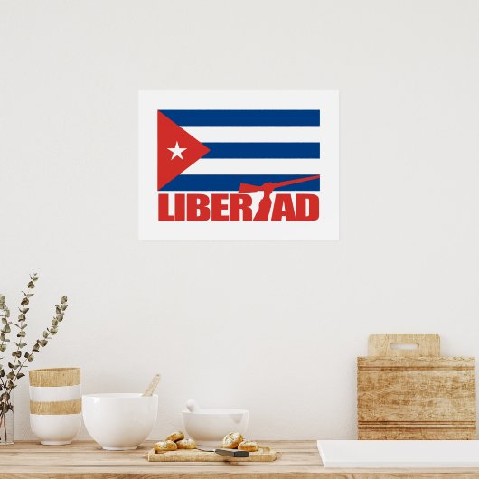 Kuba - Libertad Poster (Küche)
