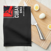 Kuba Libre Rum Drinkers Revolution Geschirrtuch (Viertel Falte)