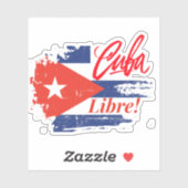 KUBA LIBRE STICKER (Blatt)