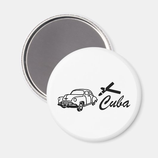 Kuba Magnet (Vorderseite/Rückseite)