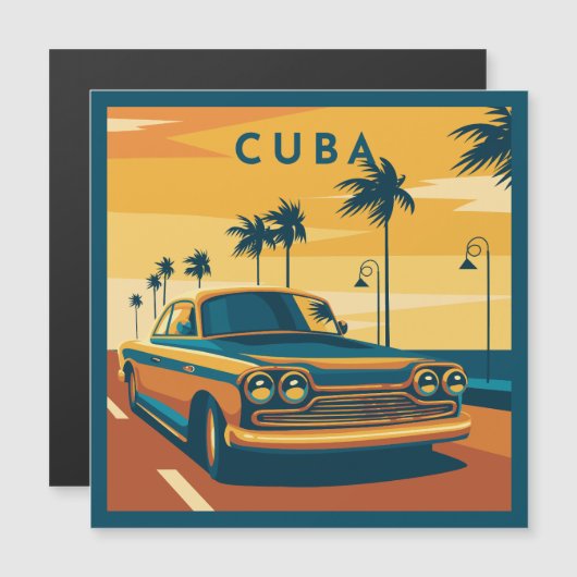 Kuba Magnetkarte (Vorne/Hinten)