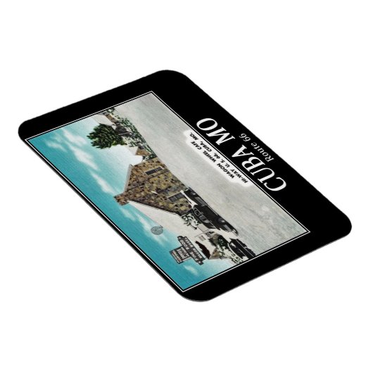 Kuba, Missouri, Rte 66, Vintag Magnet (Rechte Seite)