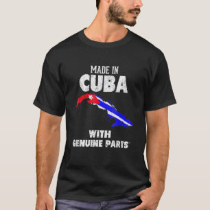 Kuba mit echten Teilen Kubas Stolz T-Shirt