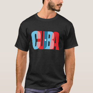 KUBA - modischer Textentwurf T-Shirt