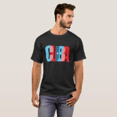 KUBA - modischer Textentwurf T-Shirt (Vorne ganz)