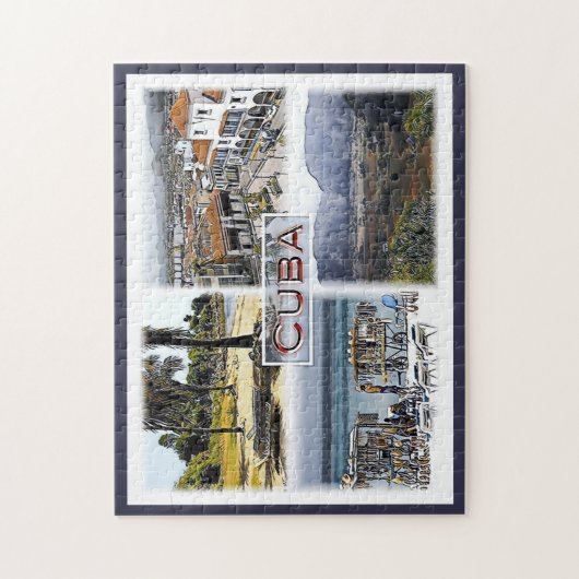 Kuba - Mosaik - Puzzle (Vertikal)