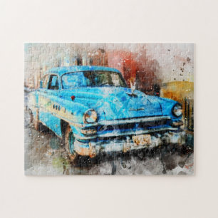 Kuba - Oldtimer Puzzle