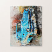 Kuba - Oldtimer Puzzle (Vertikal)