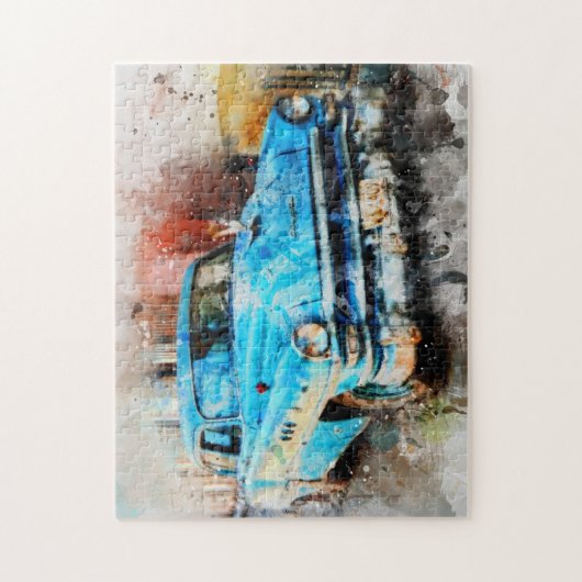 Kuba - Oldtimer Puzzle (Vertikal)