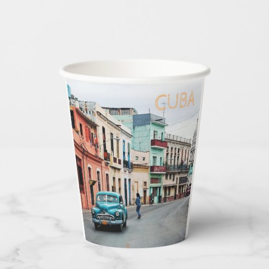 Kuba Pappbecher (Rückseite)