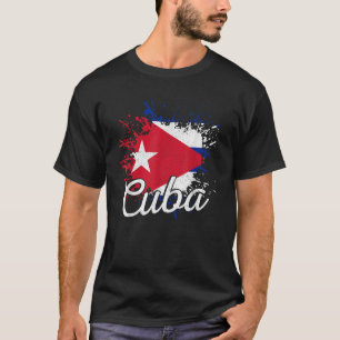 Kuba Patriotischer kubanischer Stolz Flagge Patrio T-Shirt