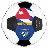 Kuba Personalisiert, Flagge, Foto Fußball (Vorderseite)