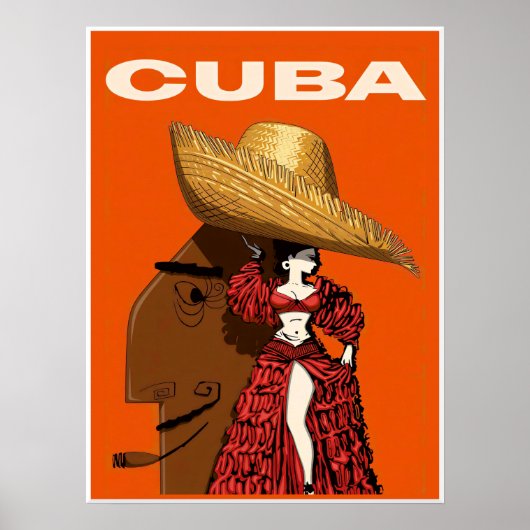 Kuba-Plakat Poster (Vorne)